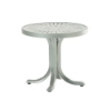 20" La'Stratta Round Tea Table with Powder-Coated Aluminum Frame by Tropitone - 14 lbs.