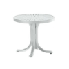 20" La'Stratta Round Tea Table with Powder-Coated Aluminum Frame by Tropitone - 14 lbs.