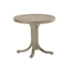 20" La'Stratta Round Tea Table with Powder-Coated Aluminum Frame by Tropitone - 14 lbs.