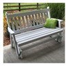 Traditional Wooden Glider Bench