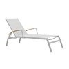 Sono Sling Chaise Lounge with Powder-Coated Aluminum Frame by Tropitone - 22 lbs.