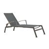 Sono Sling Armless Chaise Lounge with Powder-Coated Aluminum Frame by Tropitone - 20 lbs.