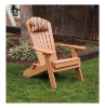 Recycled Plastic Reclining Adirondack Chair with Pullout Ottoman