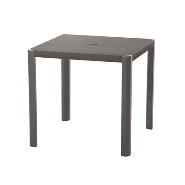 35" Square Umbrella Dining Table with Cast Aluminum Frame by Tropitone - 33 lbs.