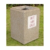 Concrete Coal Ash Receptacle For Park Grills