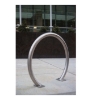 Horseshoe Style Bike Rack, Surface Mount Galvanized	