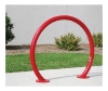 Horseshoe Style Bike Rack, Surface Mount Galvanized	