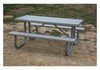 12 Ft. Aluminum Picnic Table With Galvanized Welded Frame
