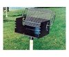 300 Sq. In. Park Outdoor Galvanized Charcoal Grill With Flip Grate