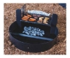 34" Dia. 300 Sq. In. Steel Fire Ring For Campgrounds And Parks