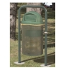 52 Gallon Tippy Trash Can, Thermoplastic Coated Metal