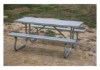 	6 Ft. Aluminum Picnic Table With Powder Coated 1-5/8" Welded Frame