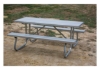 	6 Ft. Aluminum Picnic Table With Powder Coated 1-5/8" Welded Frame