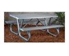 	6 Ft. Aluminum Picnic Table With Galvanized 2-3/8" Bolted Frame