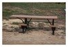 	8 Ft. ADA Recycled Plastic Picnic Table, Wheelchair Accessible