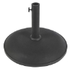 19" Diameter Concrete Umbrella Base With 14" Steel Stem