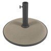 19" Diameter Concrete Umbrella Base With 14" Steel Stem