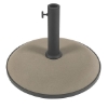 19" Diameter Concrete Umbrella Base With 14" Steel Stem