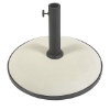 19" Diameter Concrete Umbrella Base With 14" Steel Stem