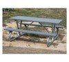 8 Ft. Recycled Plastic Picnic Table With Galvanized Bolted 2-3/8" Frame