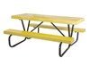 8 Ft. Fiberglass Picnic Table With Bolted 1 5/8" O.D. Tube Steel Frame