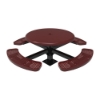 Perforated Steel  - Burgundy - Surface Mount