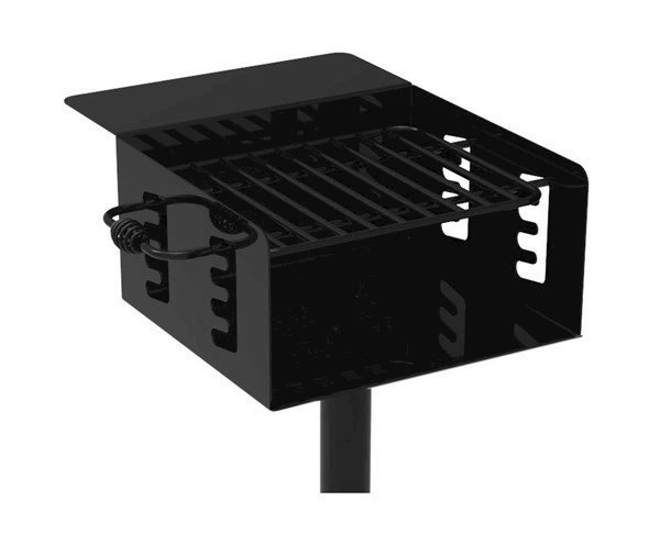 360 Sq. In. Park Outdoor Park Grill With 2 3/8" Steel Tube Frame