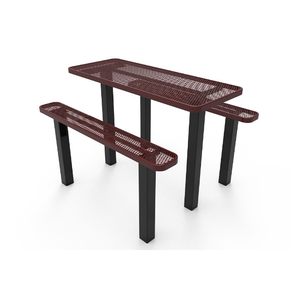 Expanded Metal - Burgundy - Inground