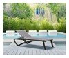 Sunset Sling Chaise Lounge With Plastic Resin Frame