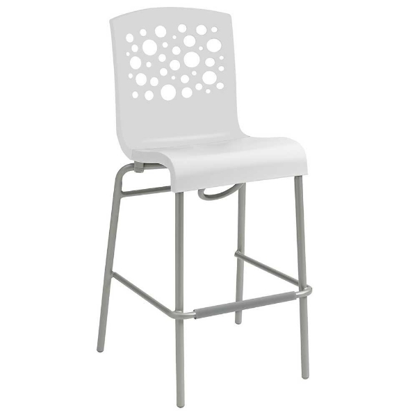 Tempo Commercial Grade Plastic Resin Barstool