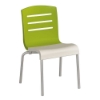 Picture of Domino Commercial Grade Plastic Resin Dining Chair - 13 lbs