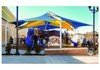 Sand Dollar Sail Fabric Shade Structure with 8 Ft. Entry Height