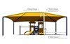 Playground Sun Shade Structure - Canopy Height
