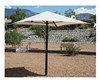 Square Fabric Umbrella Shade Structure With 10 Ft. Height