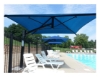 Square Fabric Cantilever Umbrella Shade Structure with 8 Ft. Height