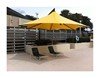 Hexagonal Waterproof Vista Cantilever Umbrella Shade Structure With Steel Frame