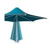 Square Waterproof Umbrella Shade Structure With Aluminum Frame