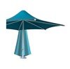 Hexagonal Waterproof Umbrella Shade Structure With Aluminum Frame And Crank - 14', 16', Or 18'