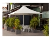 Square Waterproof Umbrella Shade Structure With Aluminum Frame