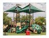 Custom Modular Quad Sail Shade Structure For Playground Equipment With Engineering Drawings