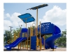 Custom Modular Crescent Shade Structure For Playground Equipment With Engineering Drawings