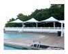 Fixed Waterproof  Cantilever Umbrella Shade Structure with Steel Frame - 8' or 10' Entry Height