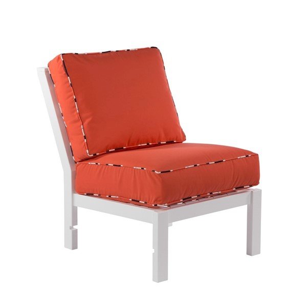 Sanibel Lounge Armless Chair Modular Deep Cushion Sectional - 36 lbs. 