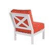 Sanibel Lounge Left Arm Chair Modular Deep Cushion Sectional - 38 lbs. 