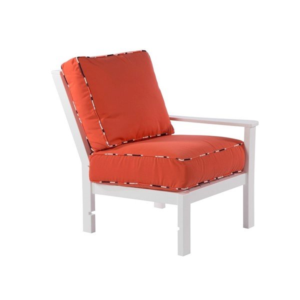 Sanibel Lounge Left Arm Chair Modular Deep Cushion Sectional - 38 lbs.