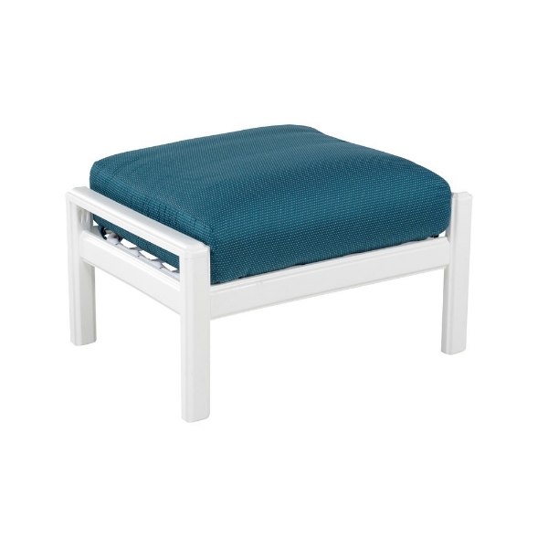 Hampton Ottoman Deep Cushion Seating With Marine Grade Polymer Frame