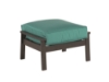 Sienna Deep Cushion Seating Ottoman With Marine Grade Polymer Frame - 21 Lbs.