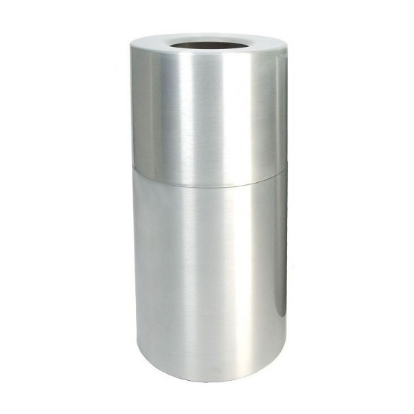 35 Gallon Heavy Gauge Aluminum Receptacle With Plastic Liner 