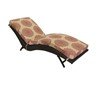 Palmer Cushion S Chaise Lounge With Wicker Covered Aluminum Frame