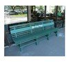 St. Pete Recycled Plastic Park Bench In Turf Green 